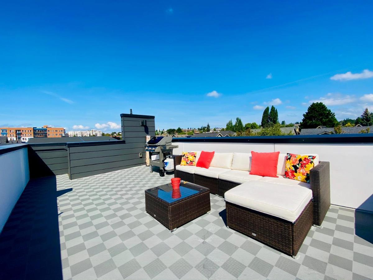 Modern Ballard Townhouse - 92 Walkscore & Rooftop! Seattle Exteriör bild